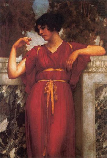 John William Godward The Ring by John William Godward china oil painting image